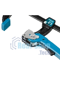 Струбцина реечная Gross быстрозажимная, металлический корпус, рычажный храповый механизм, 12