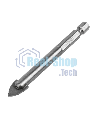 Сверло по керамической плитке и стеклу Matrix, 10 мм, 6-гр хвостовик