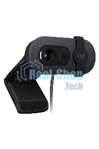 Веб-камера Logitech Webcam Brio 100, 1920x1080, GRAPHITE, защитная шторка, 960-001585