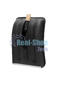 Лопата для уборки снега Sparta полипропиленовая, 275х365х870 мм, деревянный черенок,