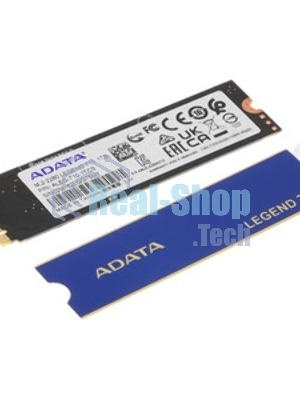 Накопитель SSD ADATA LEGEND 710, 1Tb, PCIe 3.0 x4, M.2 2280, NVMe, R/W 2400/1800, с радиатором