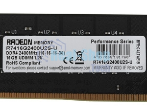 Оперативная память AMD Radeon R7, DDR4, 16Gb (1x16Gb), 2133MHz, CL15, DIMM