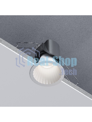 15274/LED Светильник встраиваемый 12W 4000K белый IP44