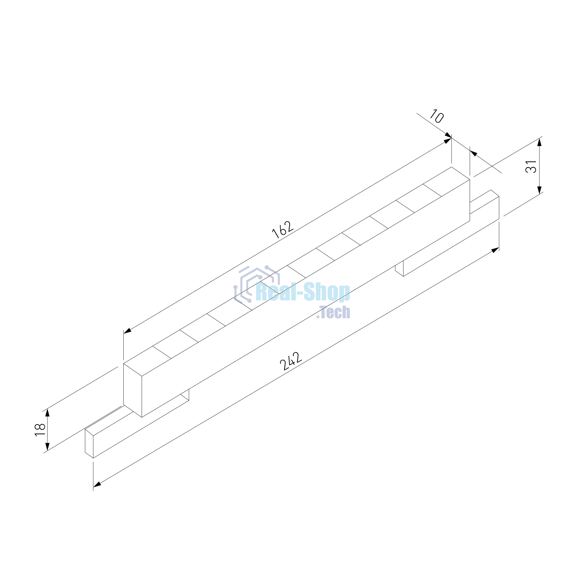Трековый светильник Mini Magnetic 10W 3000K (черный) 85168/01
