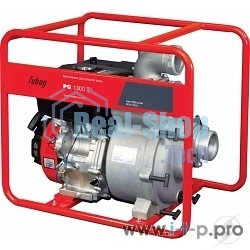 Мотопомпа FUBAG PG1300T 838247 Мотопомпа для сильнозагрязненной воды 1300 л/мин. 80 / 3 Диаметр патрубков, мм/дм 26 Напор, м 8 Глубина всасывания, м 53 Вес, кг