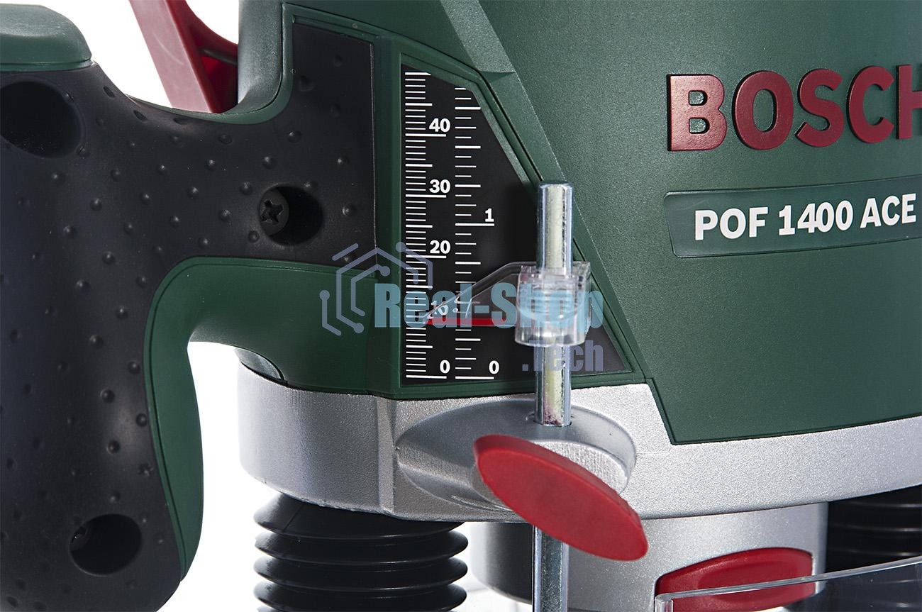 Фрезеры Bosch POF 1400 ACE 060326C820 Фрезерная машина 1400 Вт, 11000–28000 об/мин, 55мм, 3.5 кг