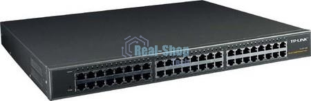 Сетевой коммутатор TP-Link SMB TL-SG1048 Коммутатор 48-port Gigabit Switch, 1U 19-inch rack-mountable steel case