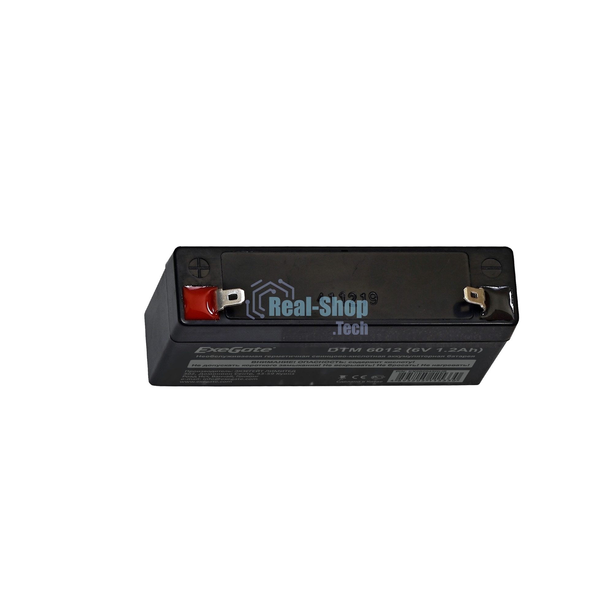 Батарея для ИБП ExeGate EX282945RUS DTM 6012 (6V 1.2Ah, клеммы F1)