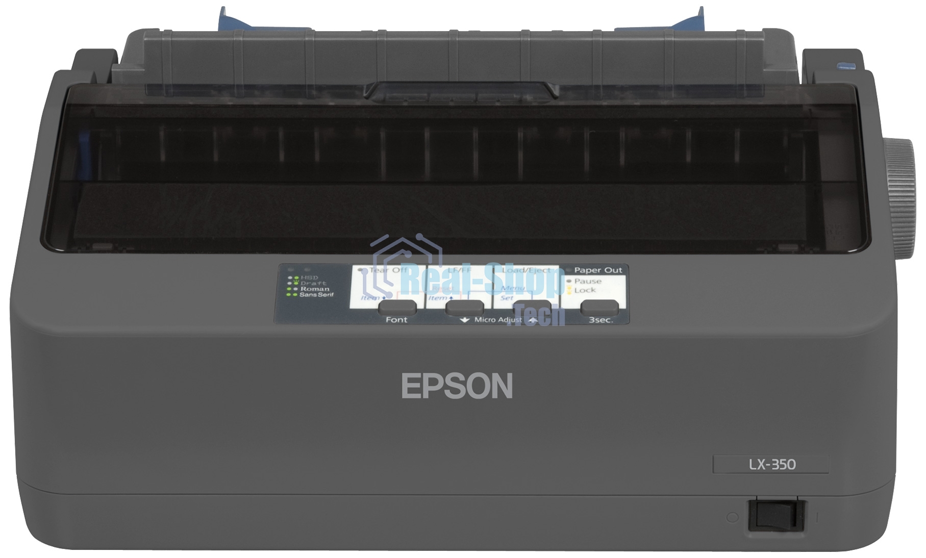 Принтер матричный Epson LX-350 (C11CC24031/C11CC24032), (А4, 357 cps (12 cpi), USB, LPT, COM)