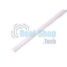 Термоусаживаемая трубка Rexant 8,0/4,0 мм, белая, упаковка 50 шт. по 1 м