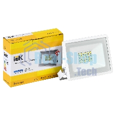 Прожектор уличный IEK СДО LPDO601-30-65-K01 светодиодный 30Вт корп.алюм.белый