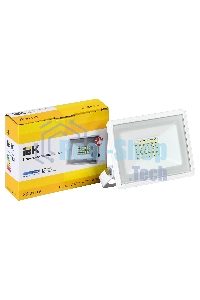 Прожектор уличный IEK СДО LPDO601-30-65-K01 светодиодный 30Вт корп.алюм.белый