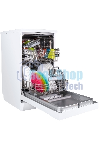 Посудомоечная машина Maunfeld MWF08S, белый, 44.8 см, 9 компл., 49 дБ, класс A+