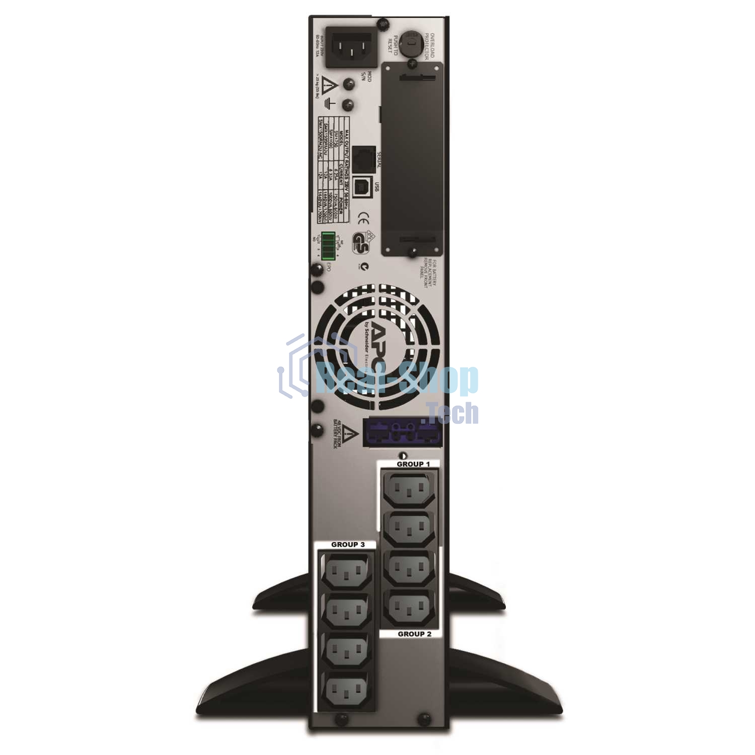Источник бесперебойного питания APC Smart-UPS X SMX1500RMI2U 1200Вт 1500ВА черный