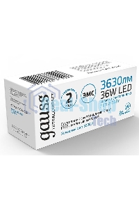 Светильник LED Gauss ДСП 36Вт 6500К IP65 линейный мат. (аналог ЛСП 2х36Вт)