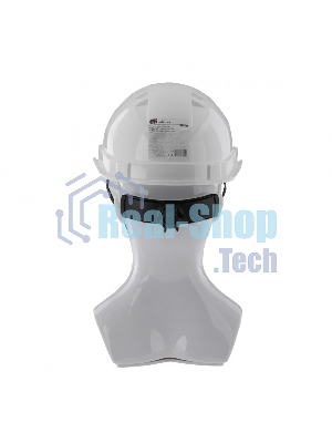 Каска защитная Сибртех с храповым механизмом, модель Европласт (К-03), белая Россия