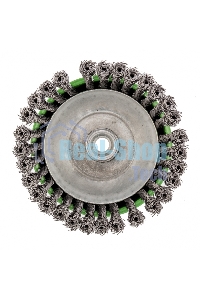 Щетка для УШМ Сибртех 150 мм, М14, Чашка, крученая проволока 0,5 мм