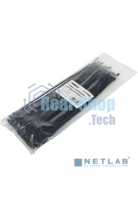 Стяжка нейлоновая Exegate EX253853RUS неоткрывающаяся CV-250B, 250 мм, упак. 100 шт черная