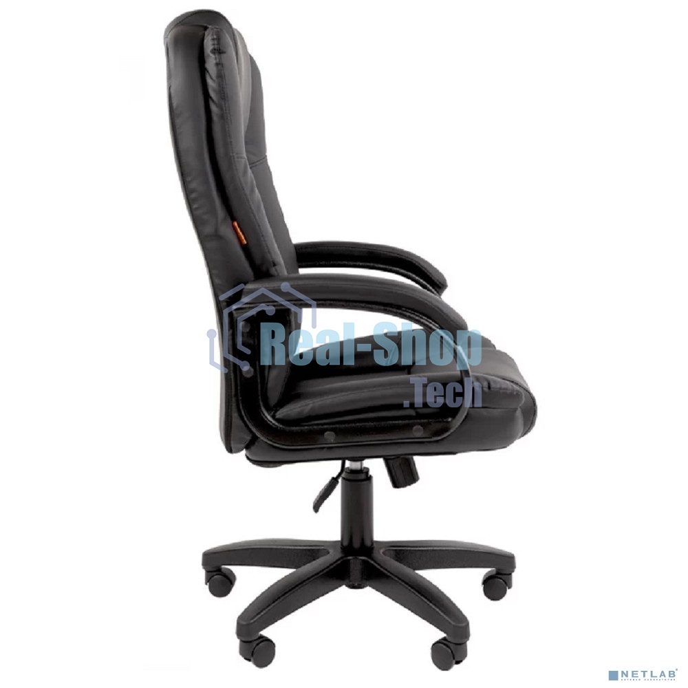 Кресло офисное Chairman 600LT чер.пласт экопремиум черный