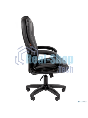 Кресло офисное Chairman 600LT чер.пласт экопремиум черный