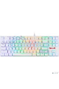 Клавиатура беспроводная Redragon Anubis беспроводная, USB, Bluetooth/Радиоканал, белый