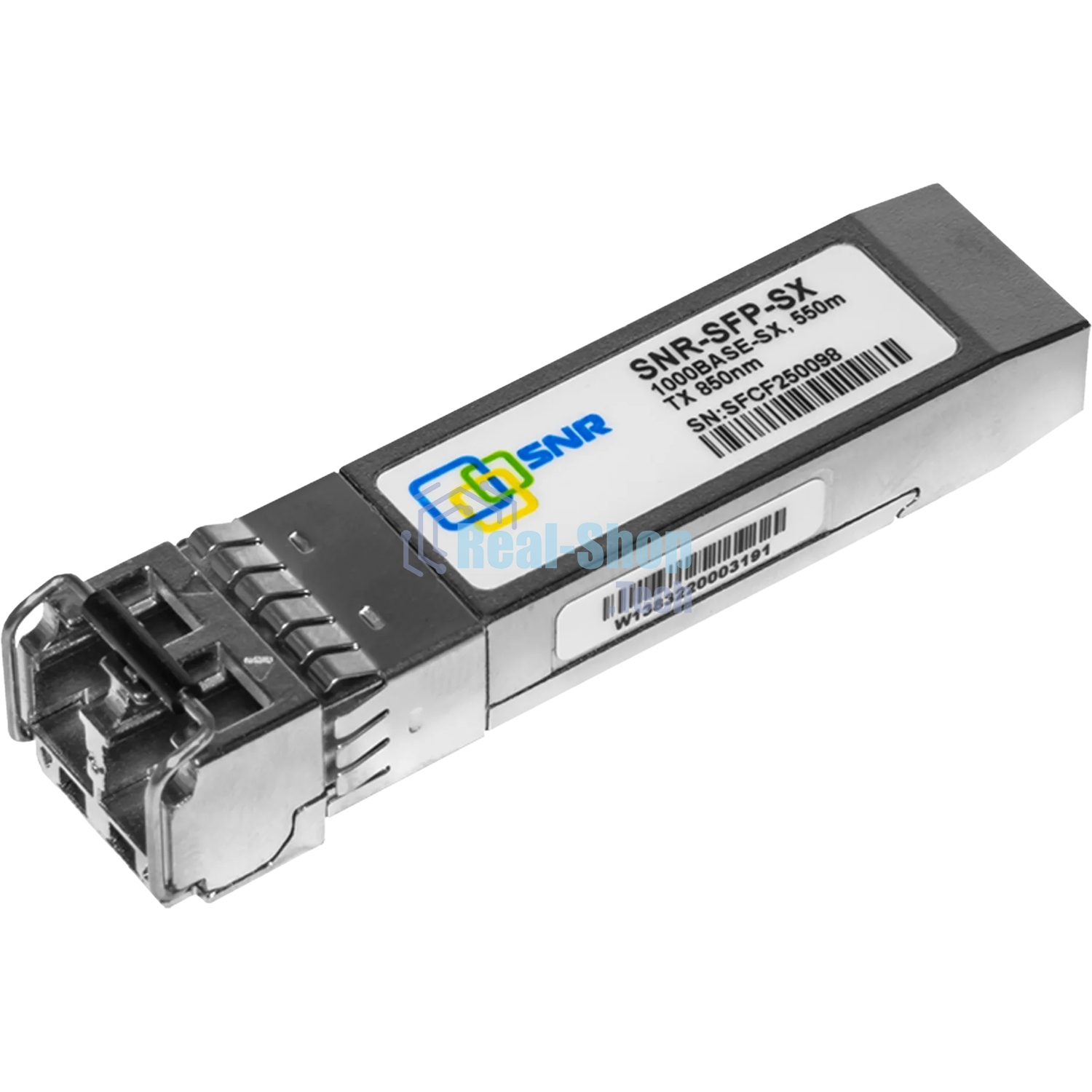 Трансивер SNR SFP 100BASE-SX, SWL, MMF, LC duplex, 850нм, up to 550м (7.5dB), analog CISCO GLC-SX-MM 