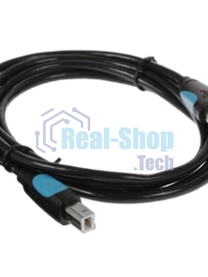 Кабель Vention USB 2.0 AM/BM - 3 м. черный VAS-A16-B300