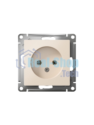 Механизм розетки 1-м СП AtlasDesign без заземл. 16А беж. SchE ATN000241