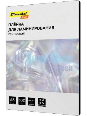 Пленка для ламинирования Silwerhof Daily 100мкм A3 (100шт) глянцевая 426x303мм