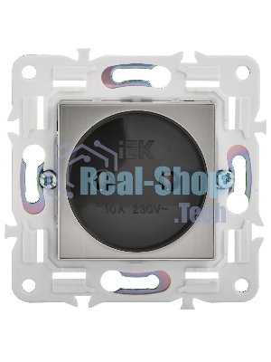 SKANDY Розетка без з/к/ш 10А SK-R02N никель | SK-R10-10-K50 | IEK
