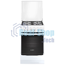 Плита газовая Gefest ПГ 5100-02 белый, конфорок 4 шт, духовка 52 л, 50 см x 85 см x 58.5 см