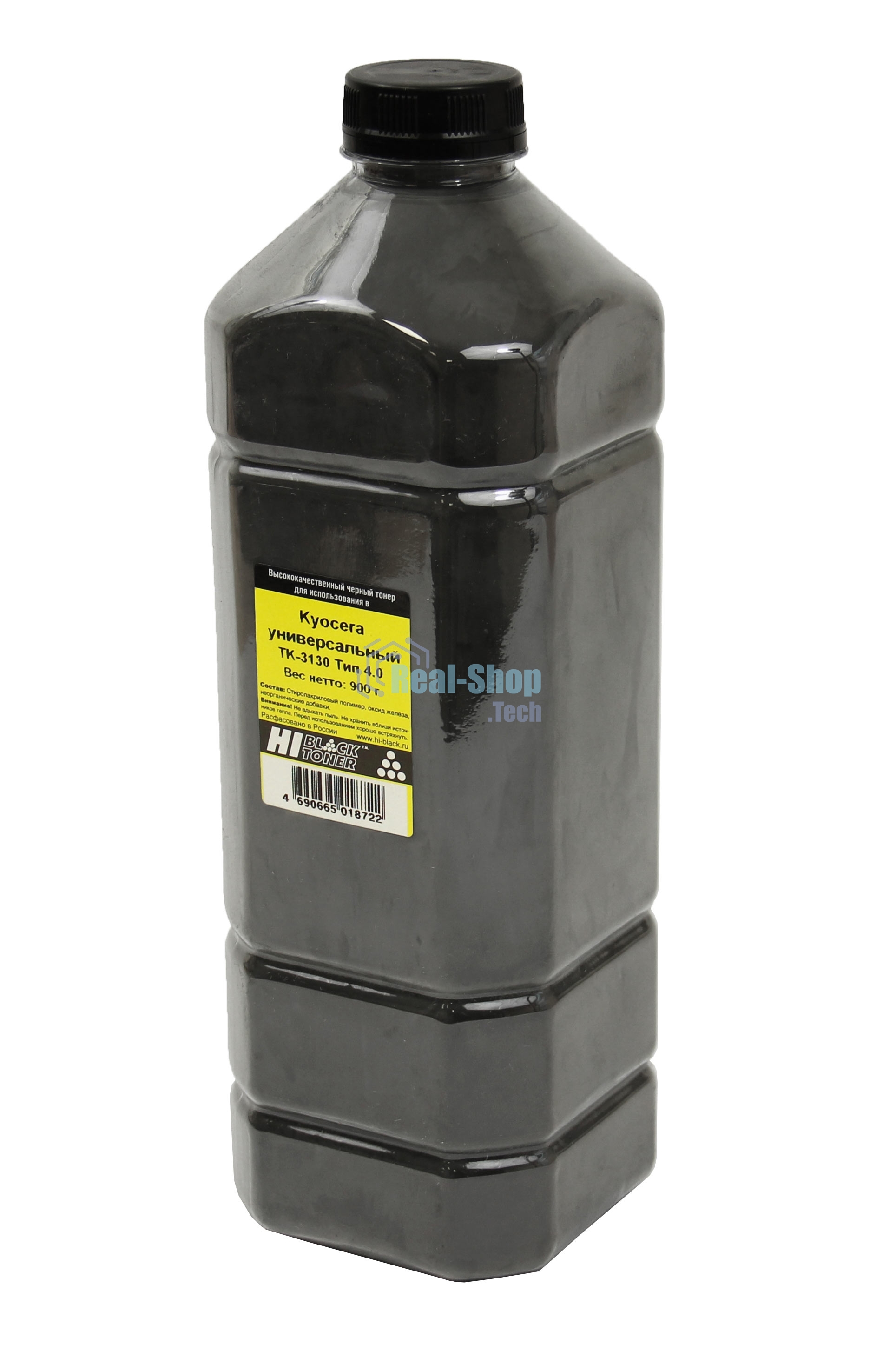 Тонер Hi-Black для Kyocera Универсальный TK-3130 Тип 4.0, 900 г, канистра