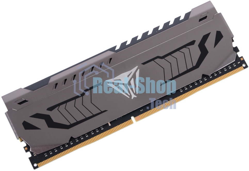 Оперативная память Patriot Viper Steel, DDR4, 8GB, 3200MHz, CL16, DIMM, с радиатором, черный
