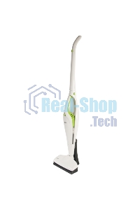 Пылесос вертикальный Mystery MVC-1118 белый/зеленый, питание от аккумулятора, 300 Вт, уборка сухая, пылесборник 0.5 л, работа от АКБ max 30 мин