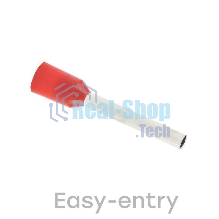 Наконечник штыревой втулочный изол. НШвИ 1.0-8 (уп.50шт) EKF nhvi-1.0-8