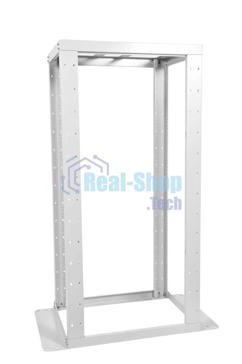 Стойка двухрамная ЦМО СТК-С-42.2.750 42U 560 мм X 1035 мм направл. закл. гайки 400 кг серый