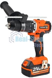 Дрель-шуруповерт аккумуляторная Patriot BR 216UES-h, Аккумуляторная, 21В, 2 АКБ, Кейс