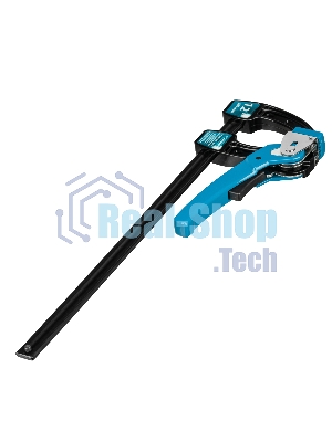 Струбцина реечная Gross быстрозажимная, металлический корпус, рычажный храповый механизм, 12