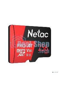 Флеш Карта MicroSD card Netac P500 Extreme Pro 256Gb, retail version w/SD adapter