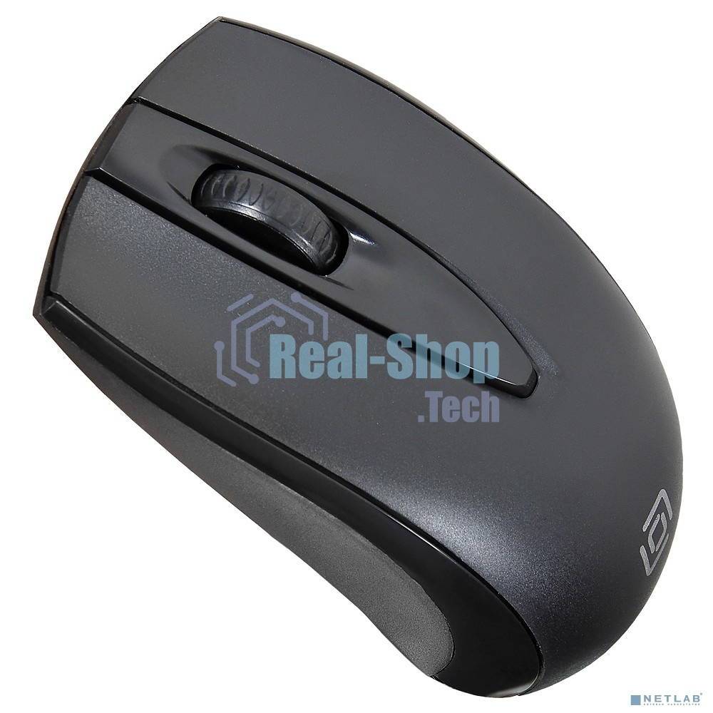 Мышь беспроводная Oklick 540MW черный, 1200 dpi, радиоканал, USB, кнопки - 3