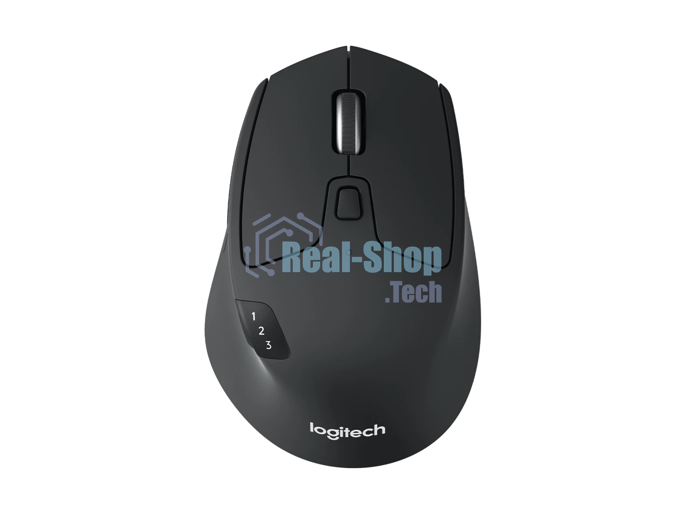 Мышь беспроводная Logitech M720 Triathlon черный, 1000 dpi, радиоканал, Bluetooth, USB, кнопки - 8