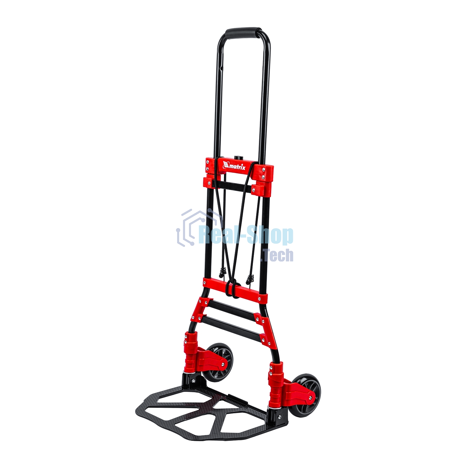 Тележка хозяйственная Matrix, складная, 2 колесная, стальная, грузоподъемность 80 кг