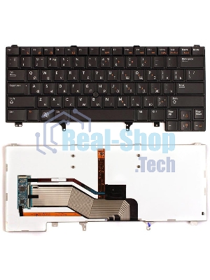 Клавиатура для ноутбука Dell Latitude E6220 E6320 E6420 E5420 E6230 с указателем с подсветкой