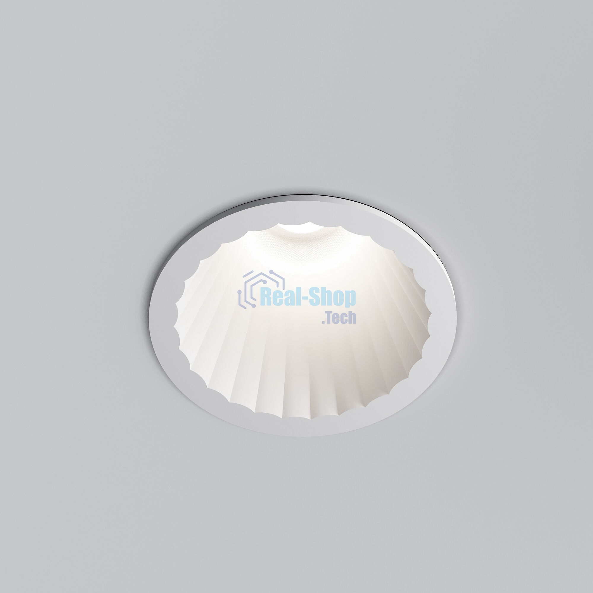 15274/LED Светильник встраиваемый 12W 4000K белый IP44