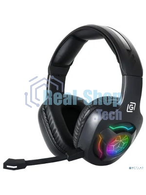Гарнитура Oklick HS-L575G чёрный, беспроводная + проводная, Bluetooth