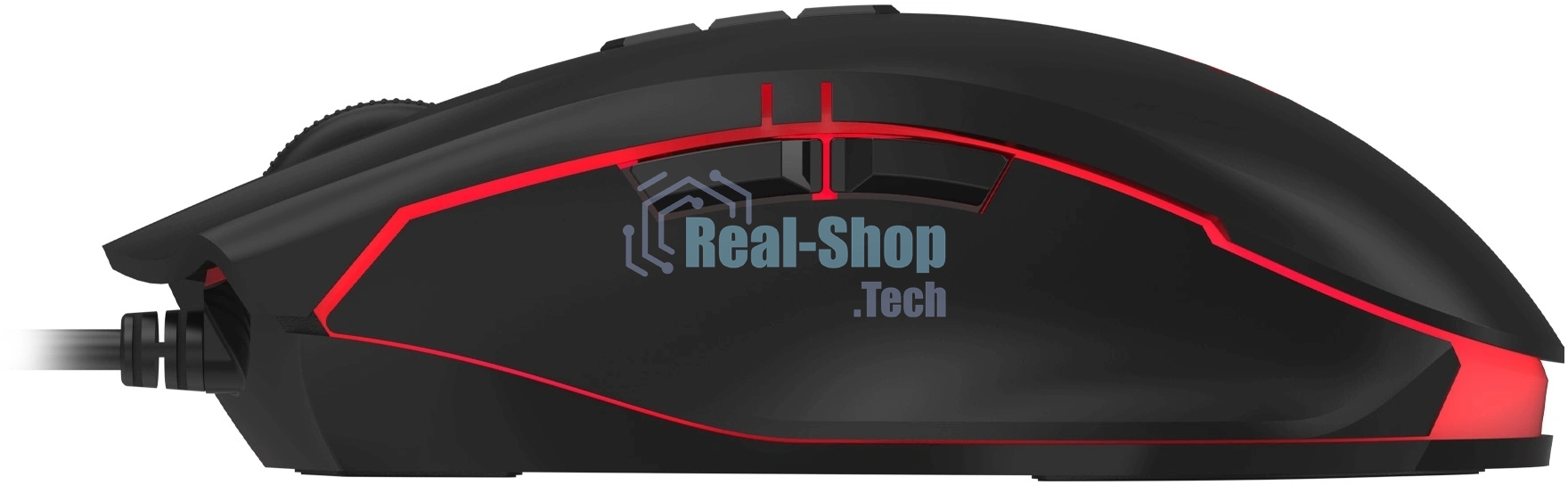 Мышь проводная A4Tech Bloody ES7 черный, 6000 dpi, USB Type-A, кнопки - 8