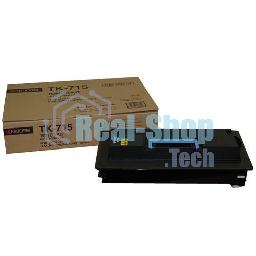 Картридж лазерный Kyocera TK-715 (1T02GR0EU0) черный для KM-3050/4050/5050 34000 стр.