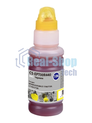 Чернила Cactus CS-EPT00R440 106Y желтый 70 мл для Epson L7160/L7180