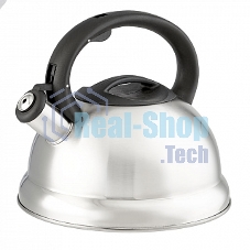 Чайник для плиты WEBBER ВЕ-0547 нержавека, со свистком (12)