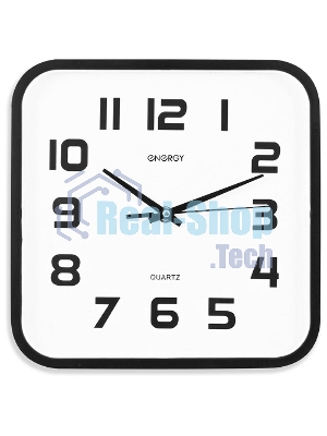 Часы настенные кварцевые Energy модель ЕС-08 квадратные